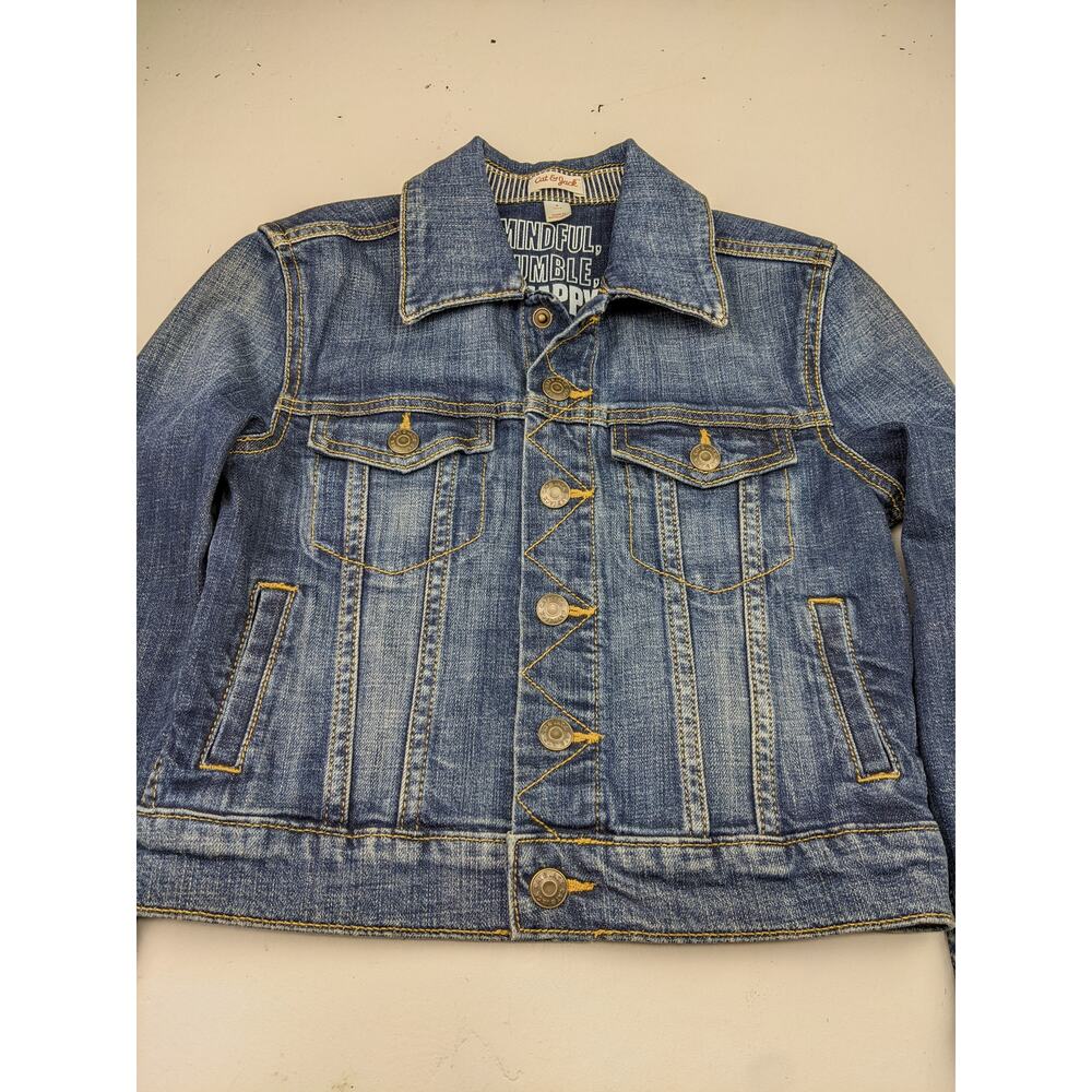 Cat & Jack Jean Jacket Small 6-7 - Picture 2 of 5
